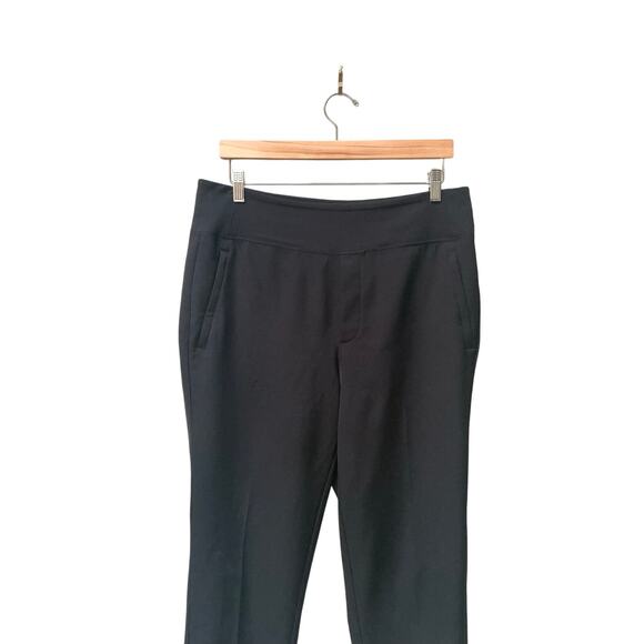 Athleta Endless High Rise Pull-On Pants SZ 12T Black Athleisure Travel Easy Fit - Picture 2 of 8
